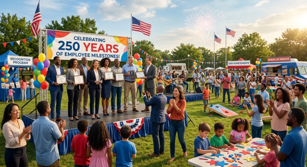 Join the Celebration: Commemorating 250 Years of Employee Milestones in America!