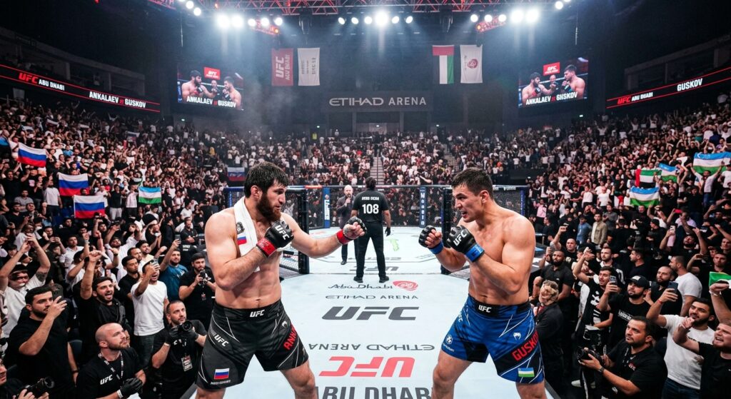 UFC Ankalaev vs. Guskov: Discover the Unique Highlights of the Abu Dhabi Fight Card!